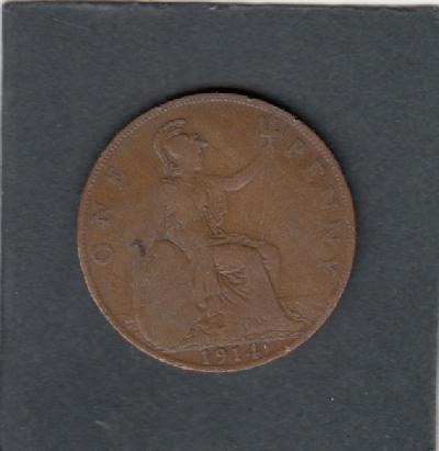 Beschrijving: 1 Penny  GEORGIUS V 